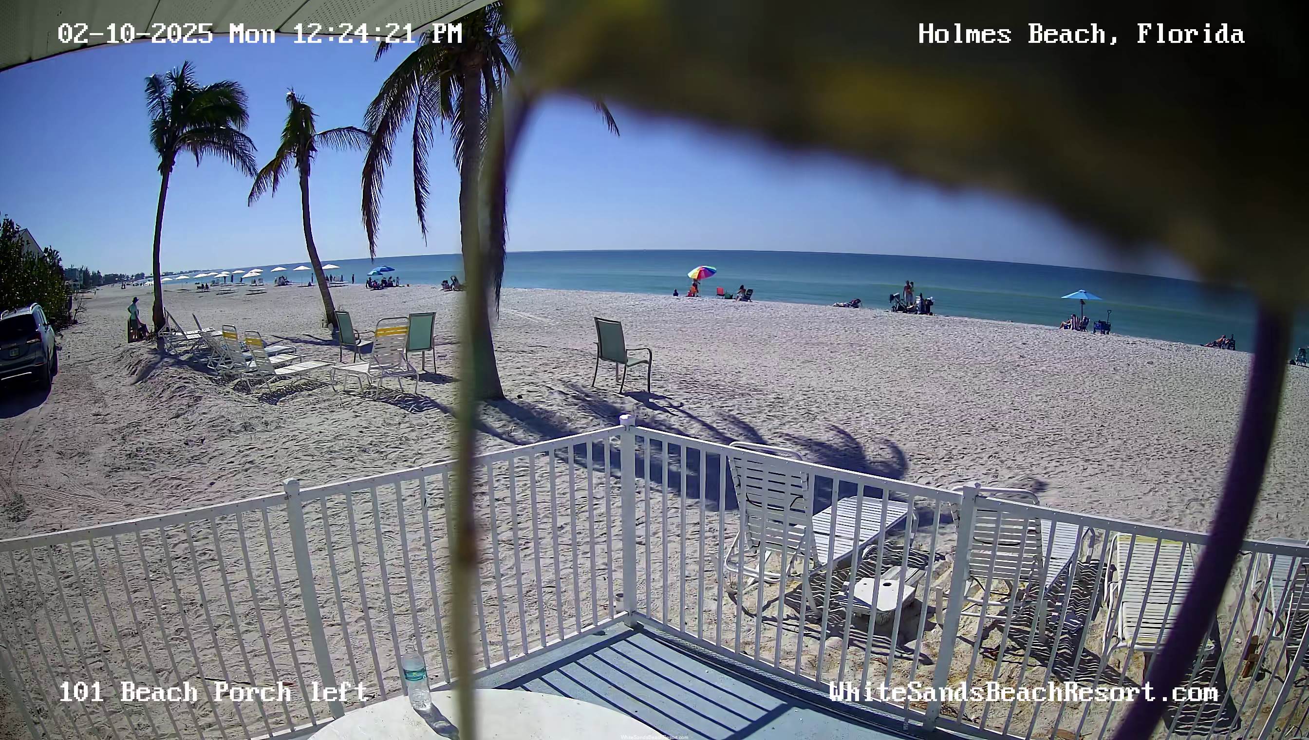 White Sands Beach Resort Webcam Beach View 2