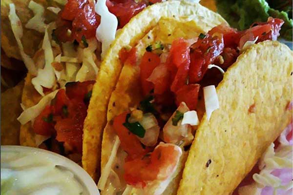 fish tacos from tortilla bay