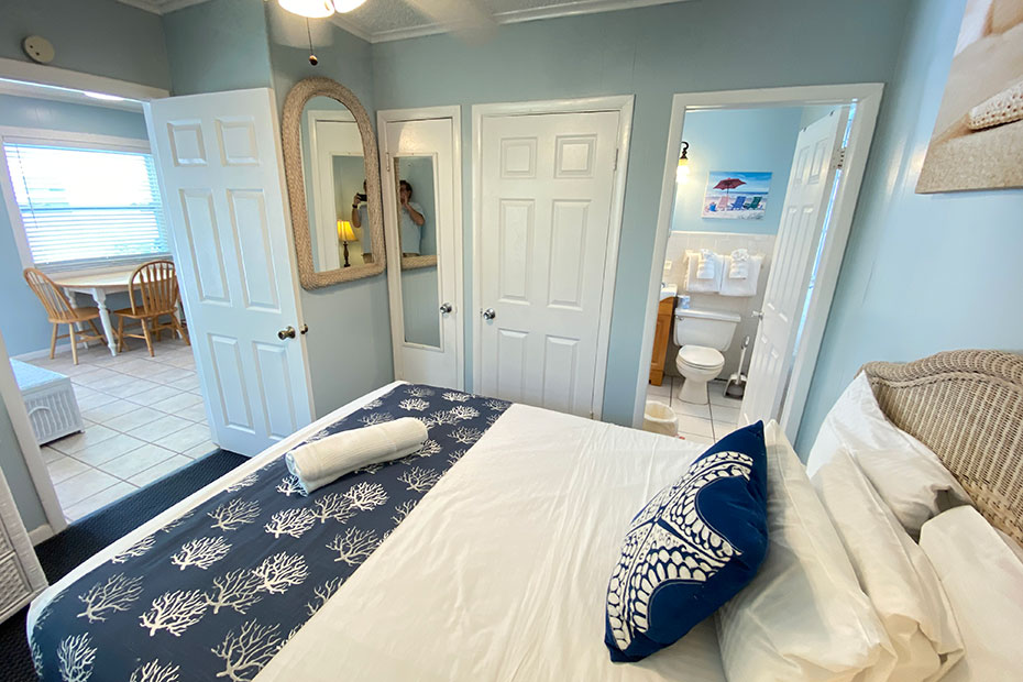 Room 7 view of master bedroom suite at White Sands Beach Resort