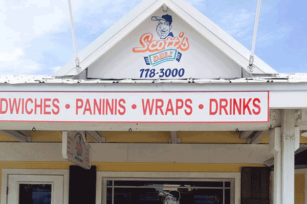 scotts deli on Anna Maria Island 