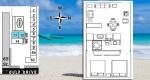 Rooms 11 and 12 - Deluxe Beach Front One Bedroom Apartment- layout and location map
